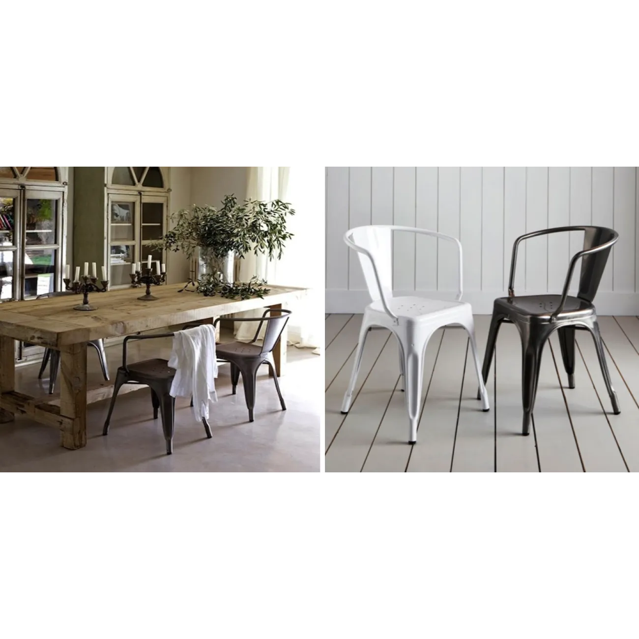 Кухонный стул Tolix ArmChair designed by Xavier Pauchard in 1934 от LaLume