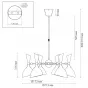 Люстра Duke Chandelier 6 black