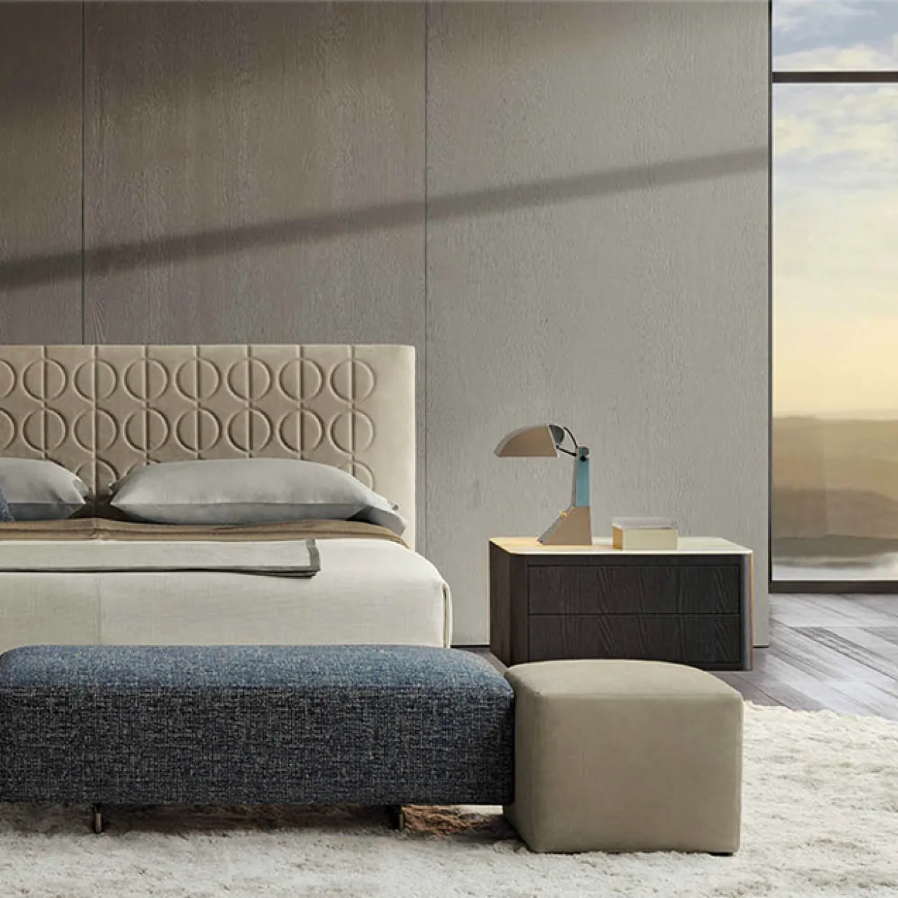 Дизайнерская прикроватная тумба LaLume-TT00118