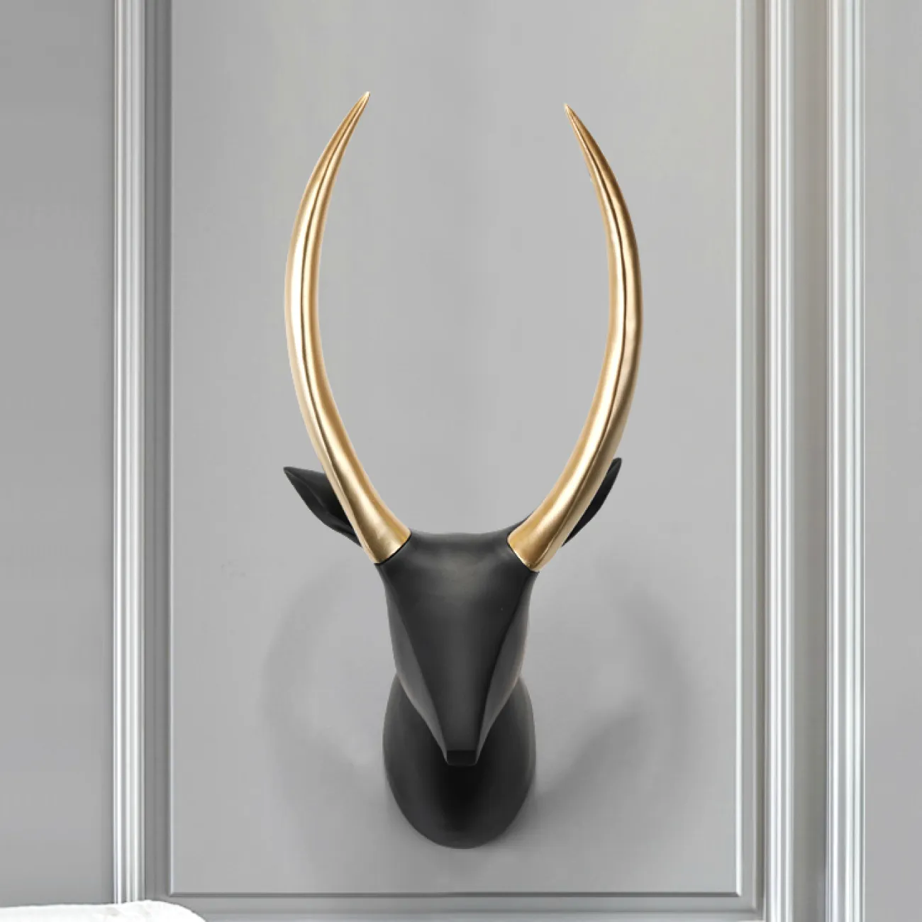 Дизайнерский настенный декор голова оленя LaLume-KKK00243 Дизайнерский настенный декор голова оленя LaLume-KKK00243