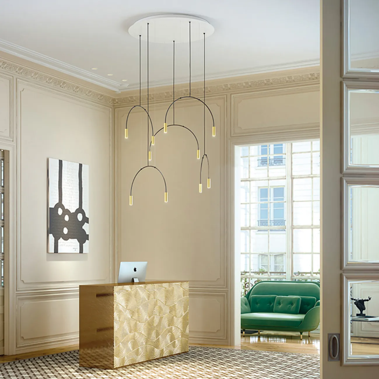 Подвесная люстра Volta Studio Bronze 2 от ImperiumLoft