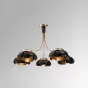 Люстра на штанге GRADE D105 5 lamps Gold/Black от ImperiumLoft