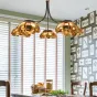 Люстра на штанге GRADE D105 5 lamps Gold от ImperiumLoft