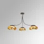 Люстра на штанге GRADE D105 3 lamps Gold от ImperiumLoft