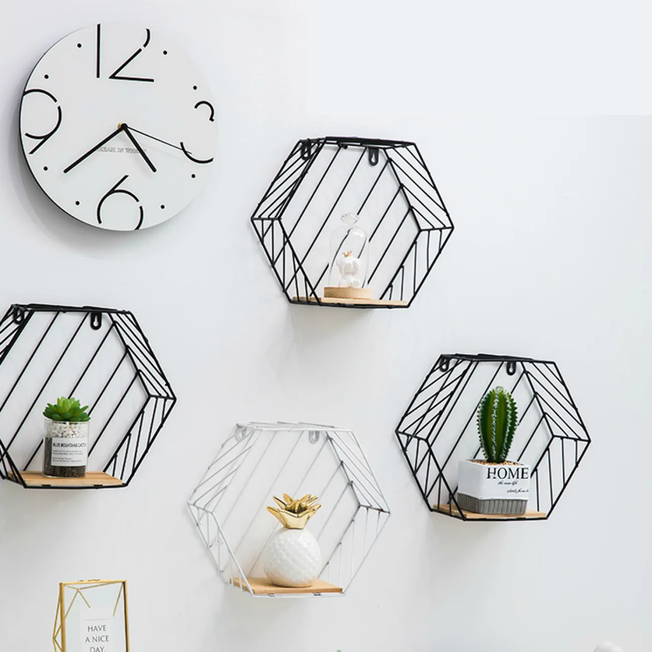 Дизайнерский настенный декор подставка LaLume-KKK00273 Дизайнерский настенный декор подставка LaLume-KKK00273