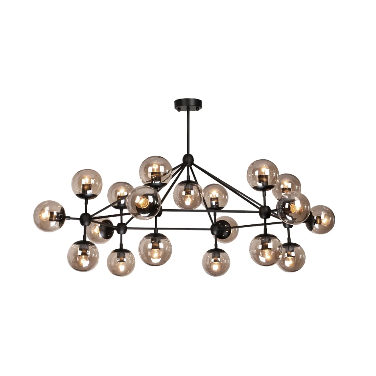 Люстра Modo Chandelier 19 Globes designed by Jason Miller от LaLume