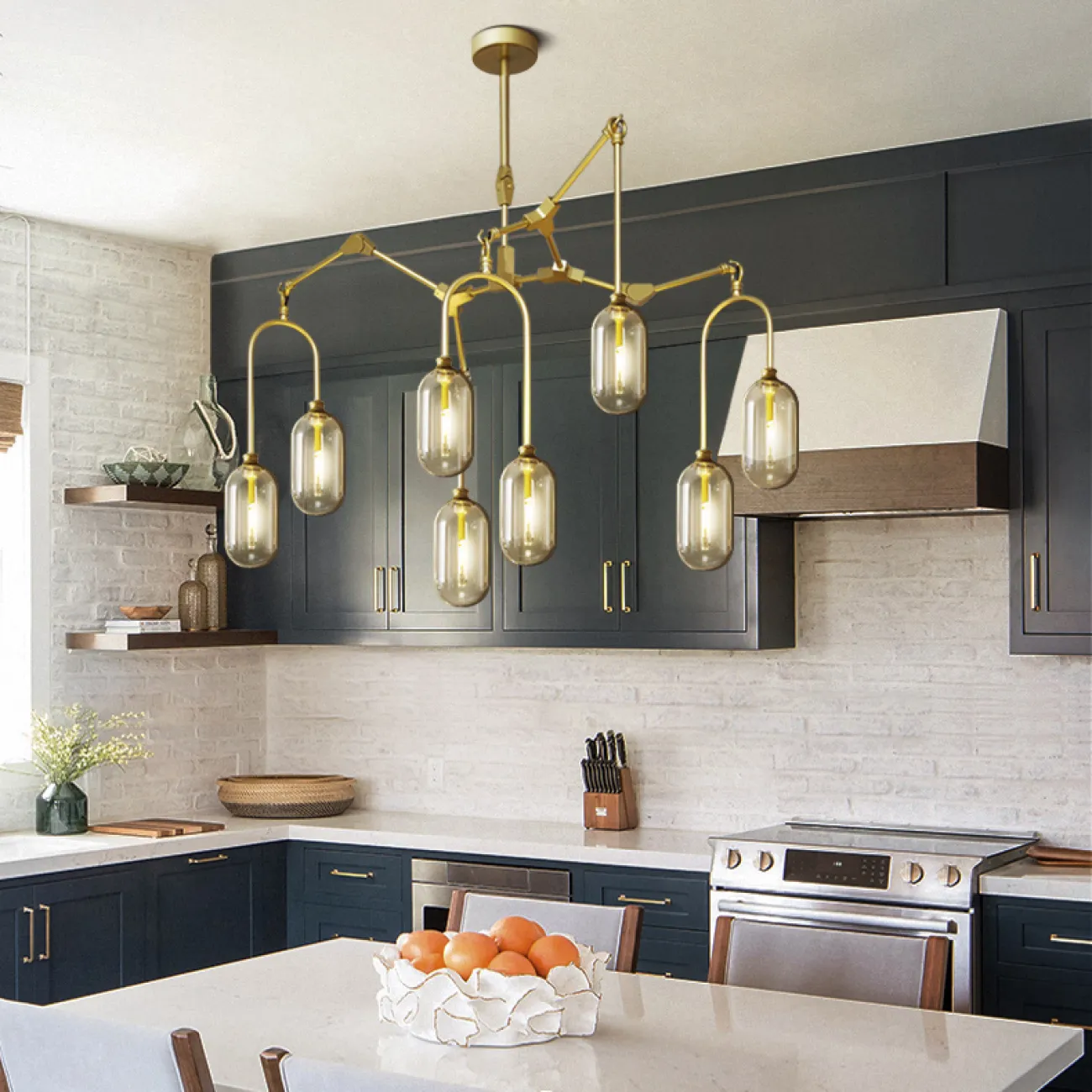 Подвесная люстра WILLOW 8 от ImperiumLoft Подвесная люстра WILLOW 8 от ImperiumLoft