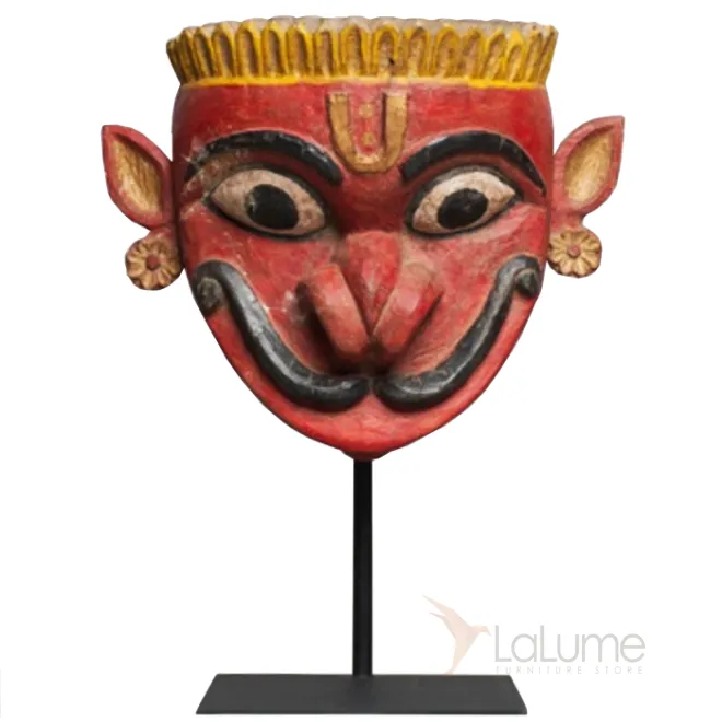 Маска ручная объемная резьба Индийский Хануман от LaLume