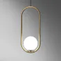 Подвесной светильник Matthew McCormick hoop 50 Chrome MILA Pendant от ImperiumLoft