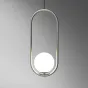 Подвесной светильник Matthew McCormick hoop 50 Chrome MILA Pendant от ImperiumLoft