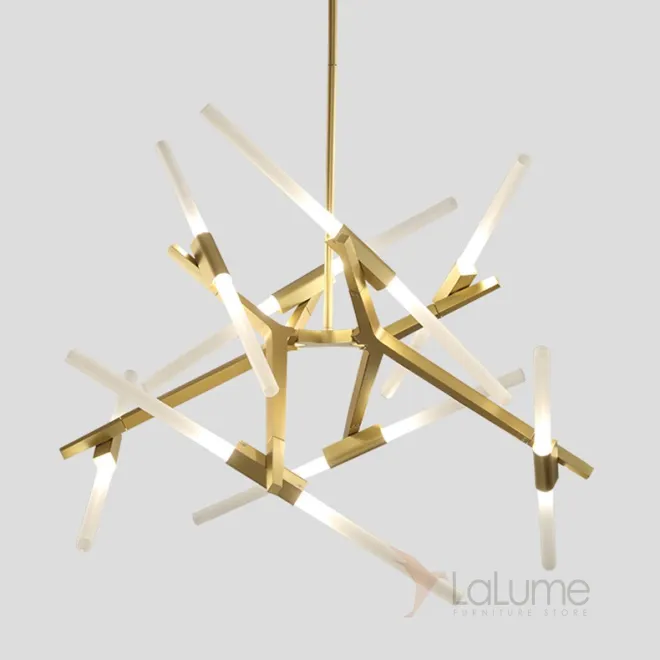 Подвесная люстра ANDES 12 Латунь от ImperiumLoft