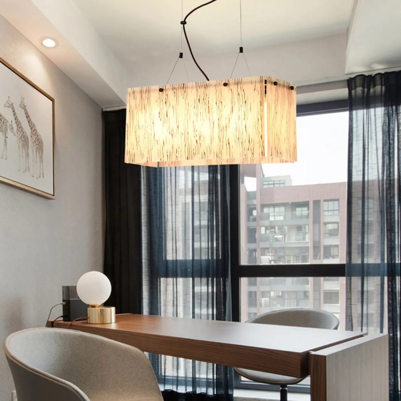 Подвесная люстра TIMBER от ImperiumLoft