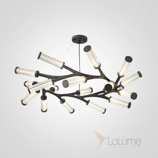 Подвесная люстра RAMOSE RING 18 Черный от ImperiumLoft