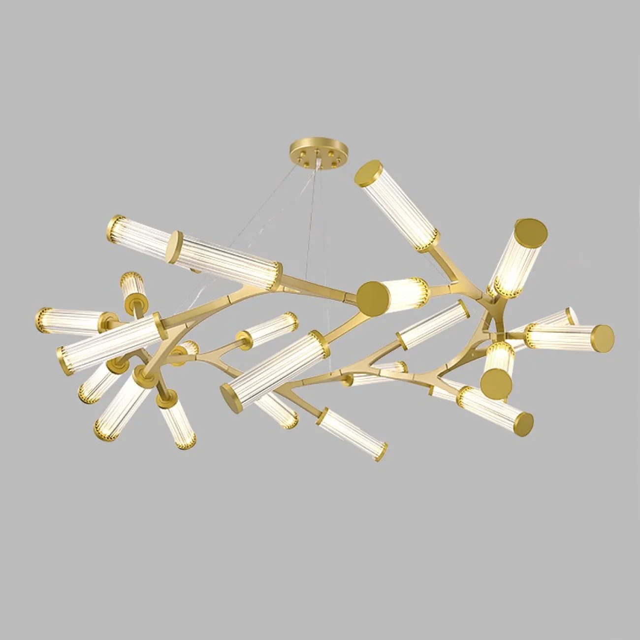 Подвесная люстра RAMOSE RING 18 Черный от ImperiumLoft