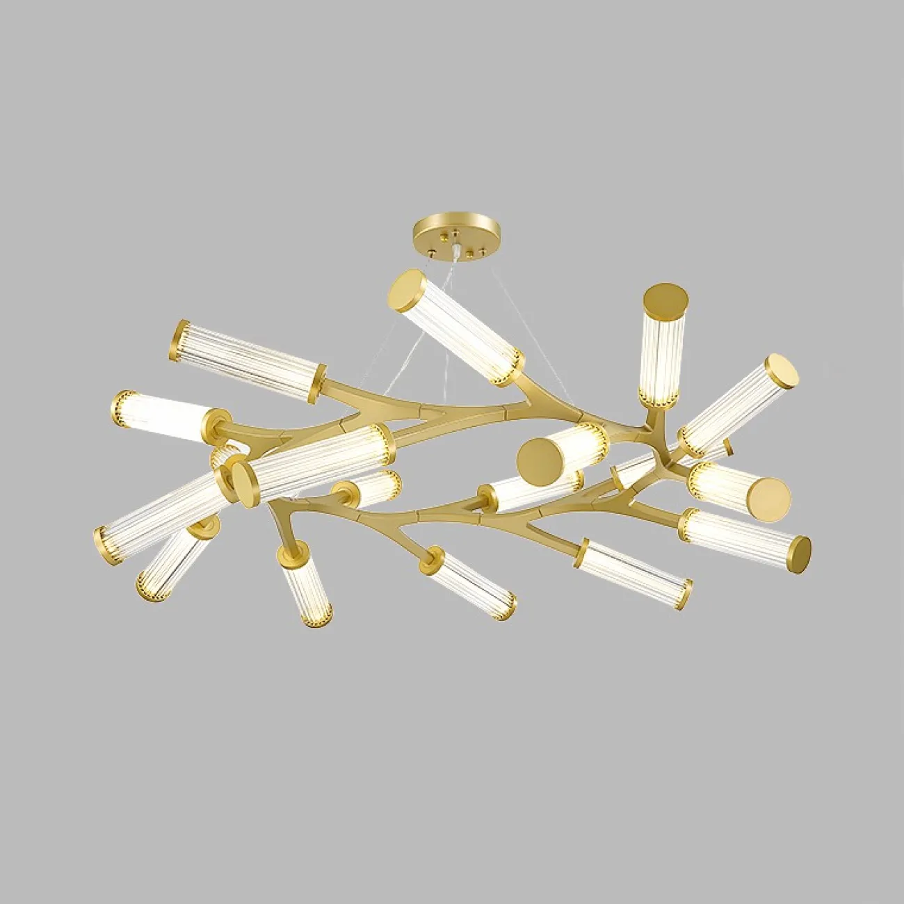 Подвесная люстра RAMOSE RING 18 Черный от ImperiumLoft