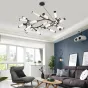 Подвесная люстра RAMOSE RING 24 Черный от ImperiumLoft