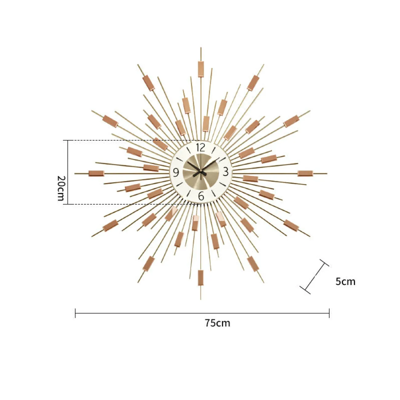 Дизайнерский настенный декор часы LaLume-KKK00338
