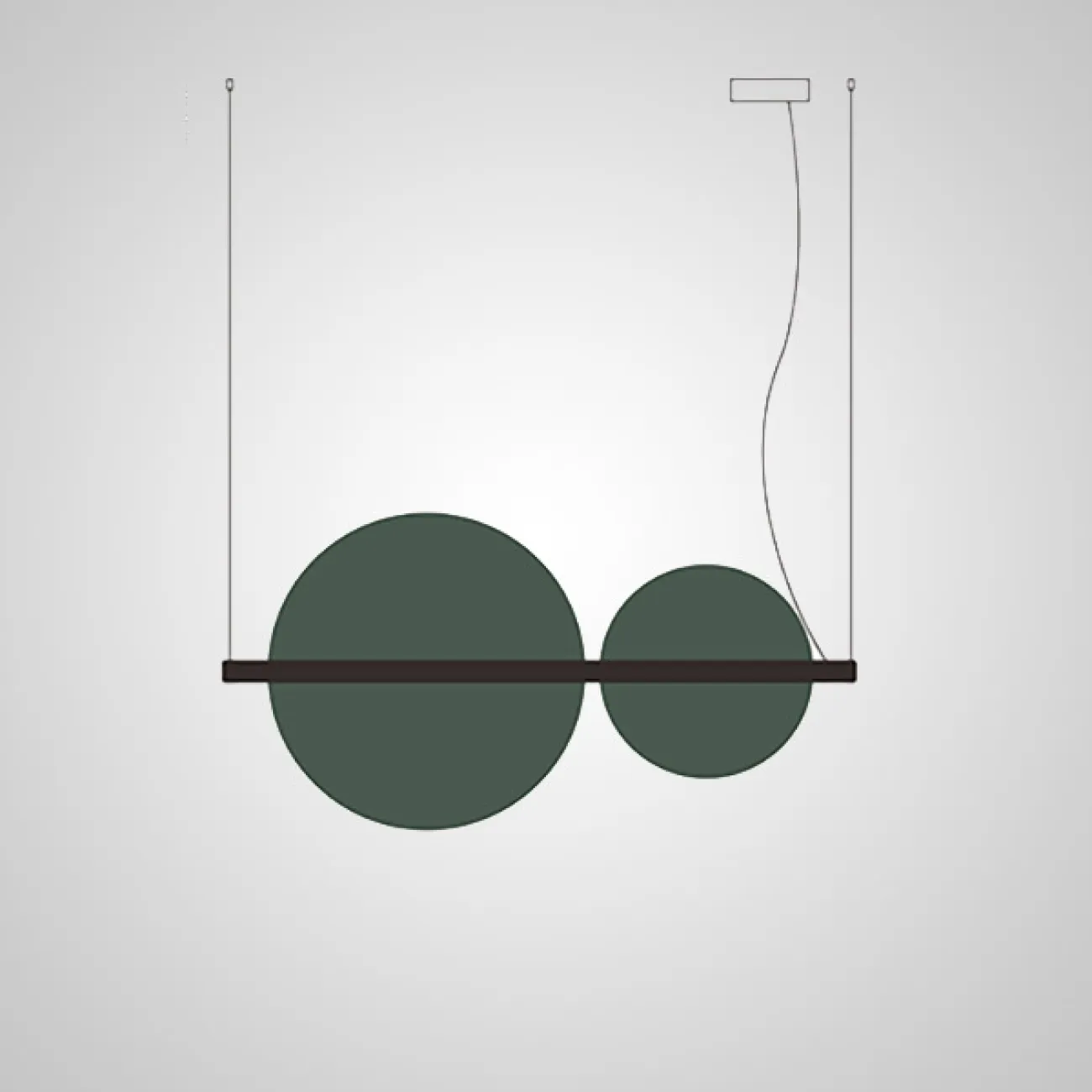 Подвесной светильник LIBERTY TWO Green Blue от ImperiumLoft Подвесной светильник LIBERTY TWO Green Blue от ImperiumLoft