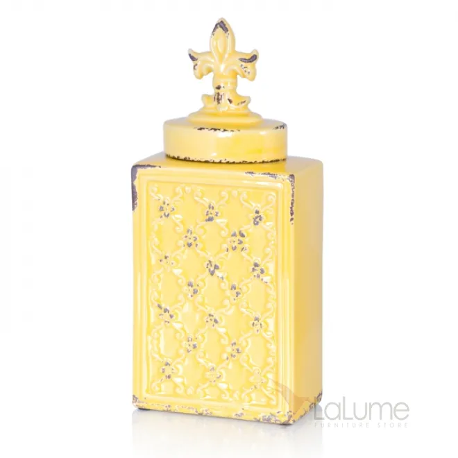 Ваза с крышкой Yellow Flower от LaLume