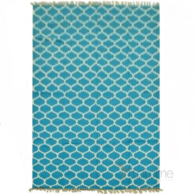 Ковер Ornament Cotton Blue 100% хлопок от LaLume