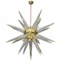 Люстра Brass Sputnik Chandelier with Murano Glass Spikes от LaLume