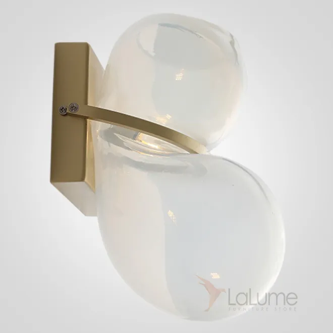 Бра White glass trap wall lamp  от ImperiumLoft