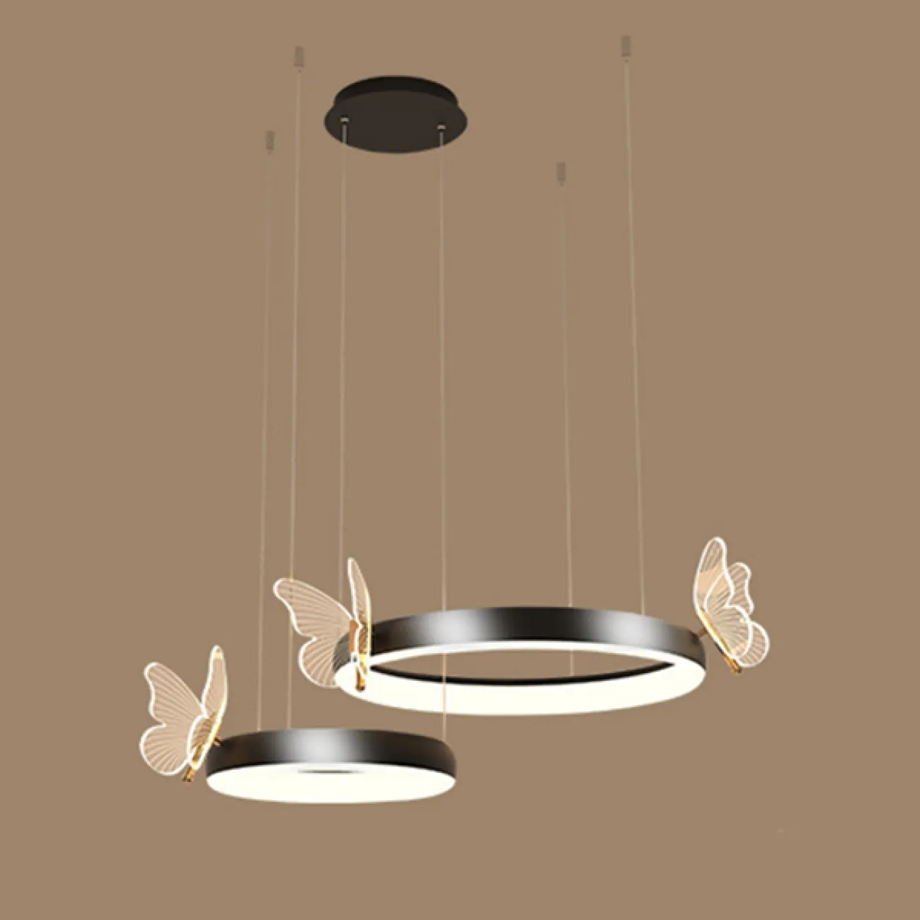 Подвесная люстра BABETTA D A D60 Black от ImperiumLoft