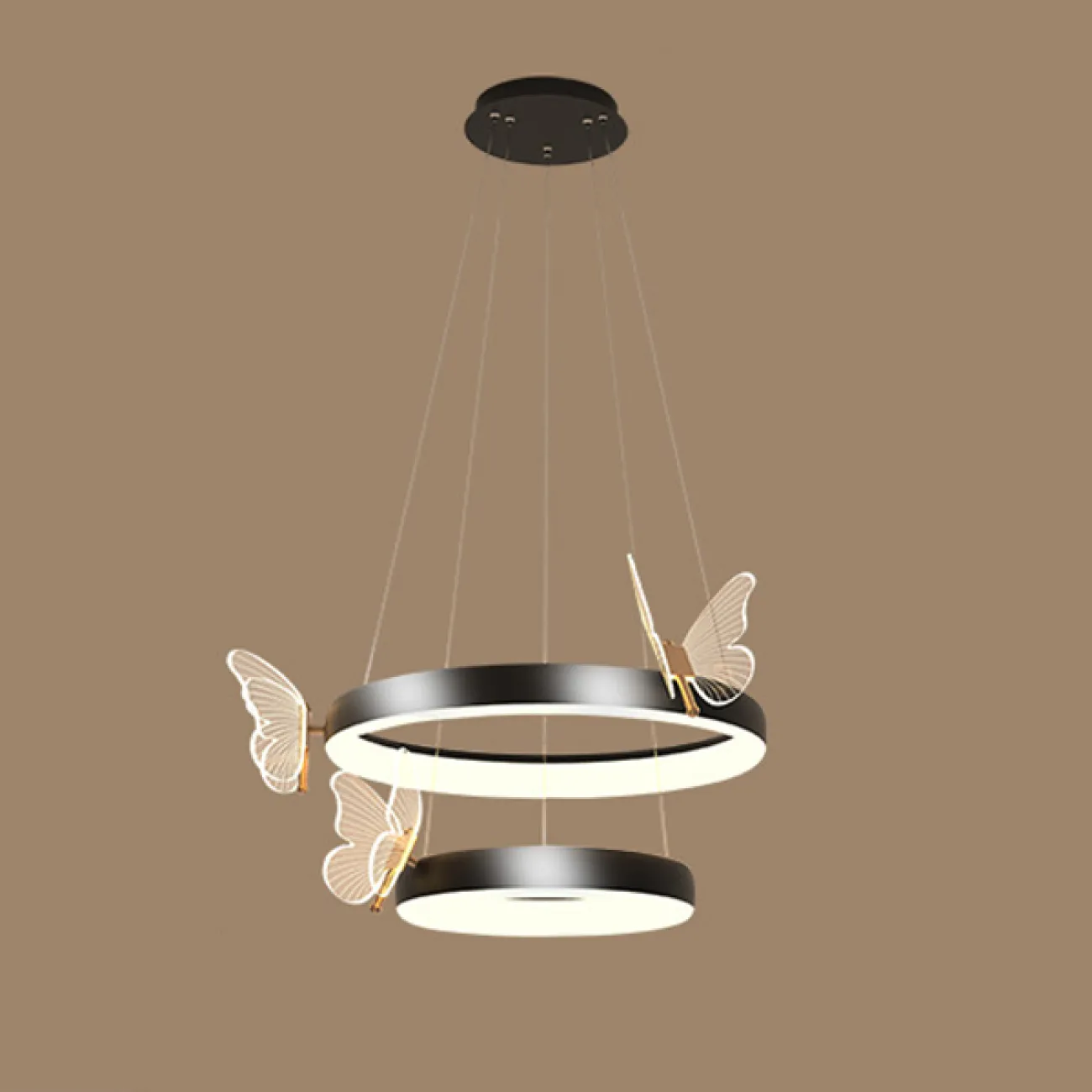 Подвесная люстра BABETTA D A D60 Black от ImperiumLoft