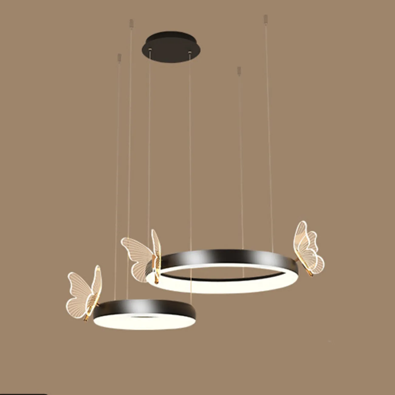 Подвесная люстра BABETTA D A D60 Black от ImperiumLoft