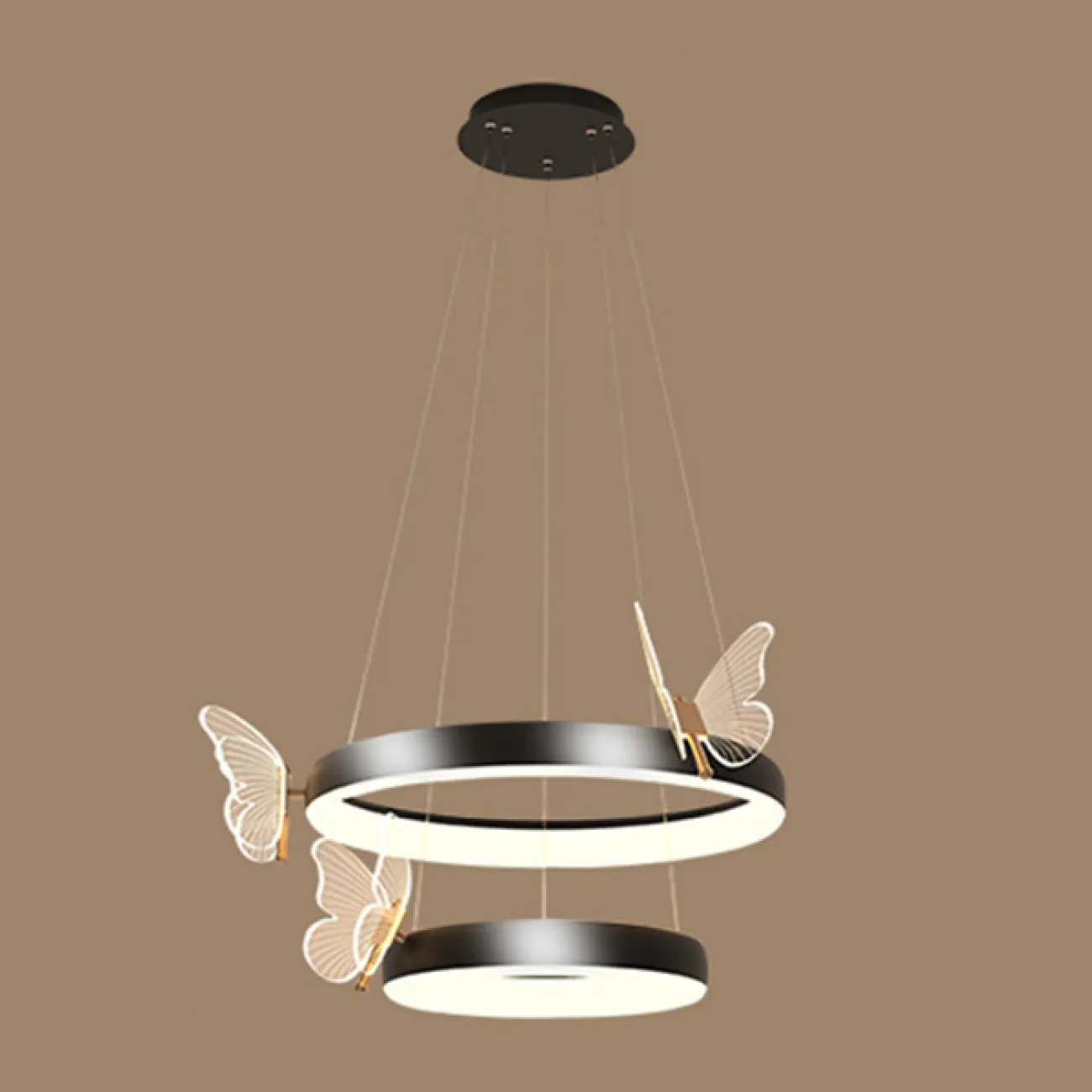 Подвесная люстра BABETTA D A D60 Black от ImperiumLoft