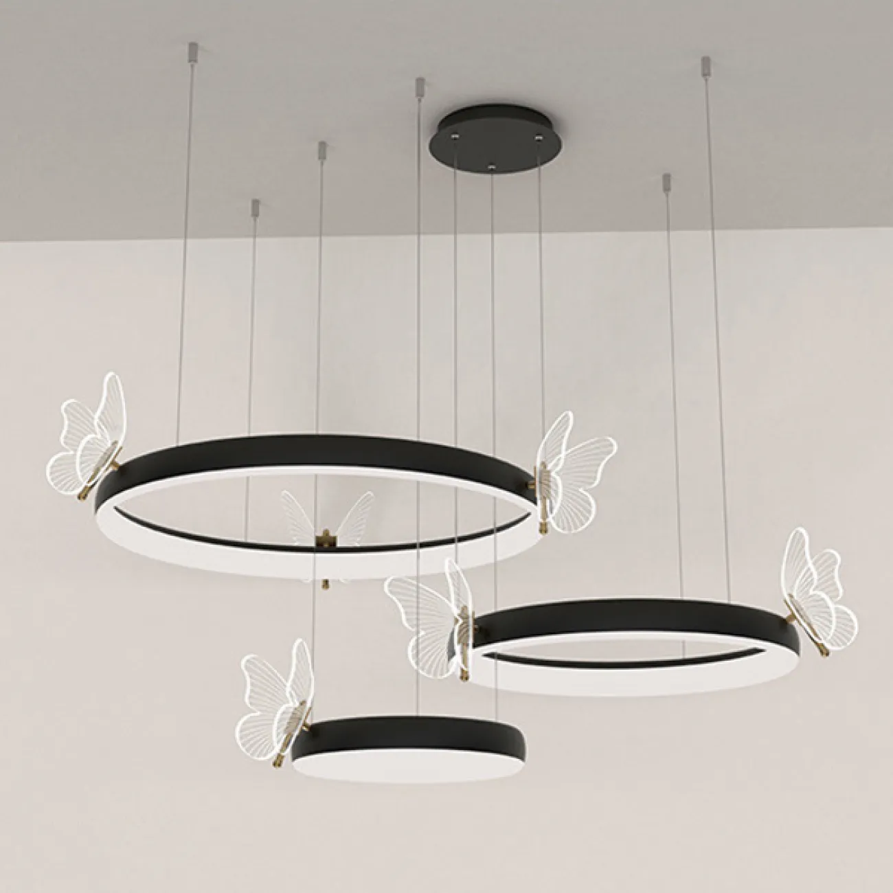 Подвесная люстра BABETTA D A D80 Black от ImperiumLoft