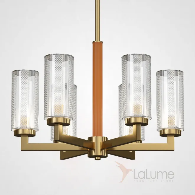 Потолочная люстра ADELEINE L6 Brown от ImperiumLoft