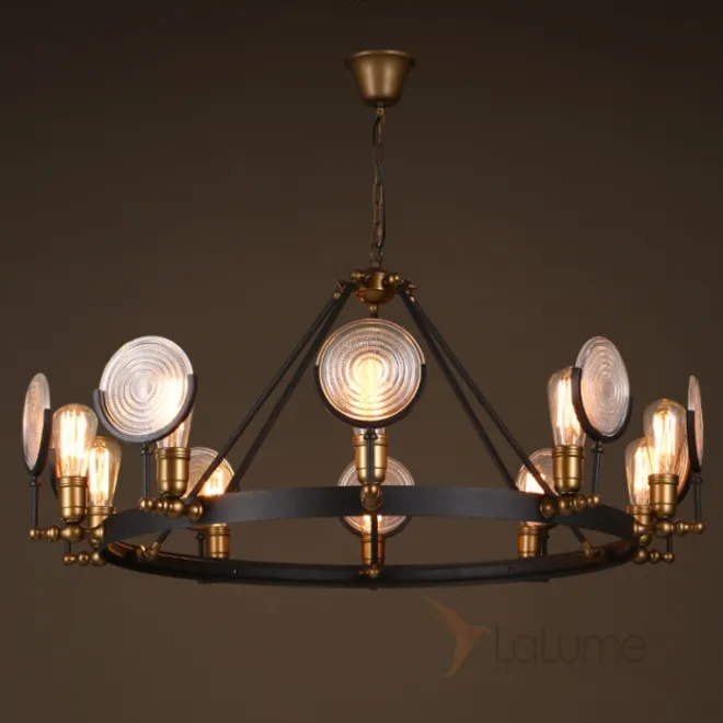 Люстра GASLIGHT LENS Chandelier 10 от LaLume