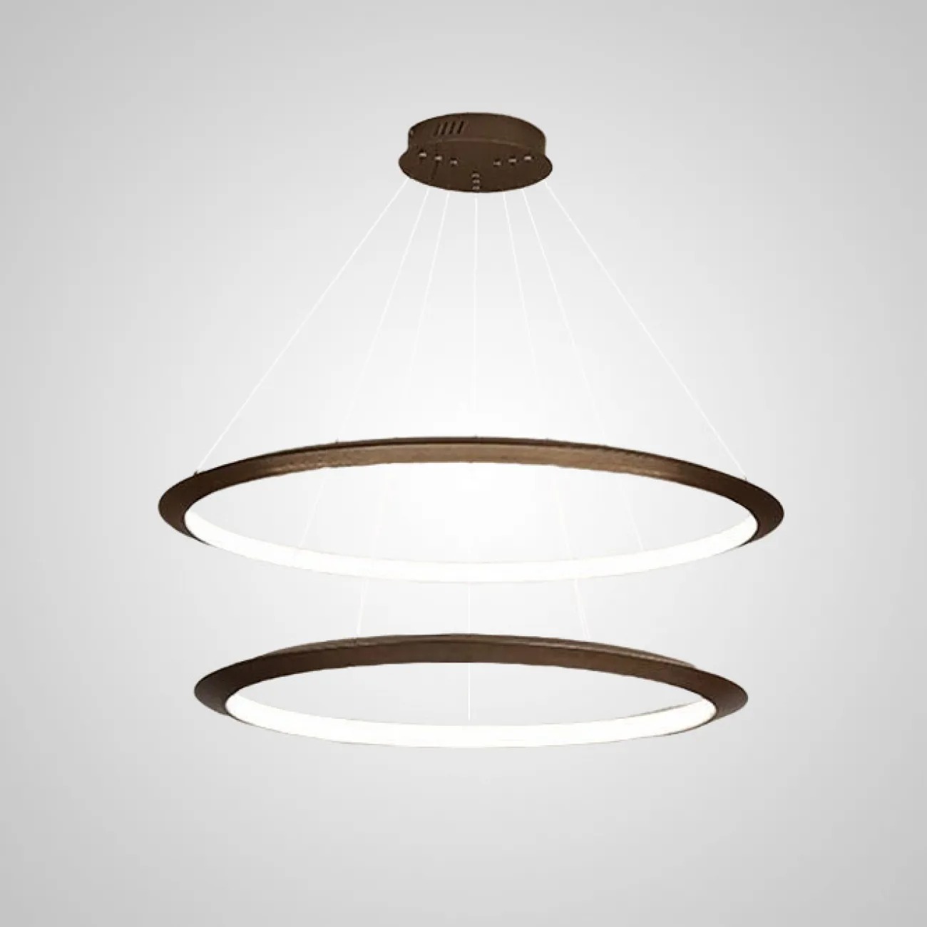 Подвесная люстра HANDLE D D45 D65 Brown от ImperiumLoft