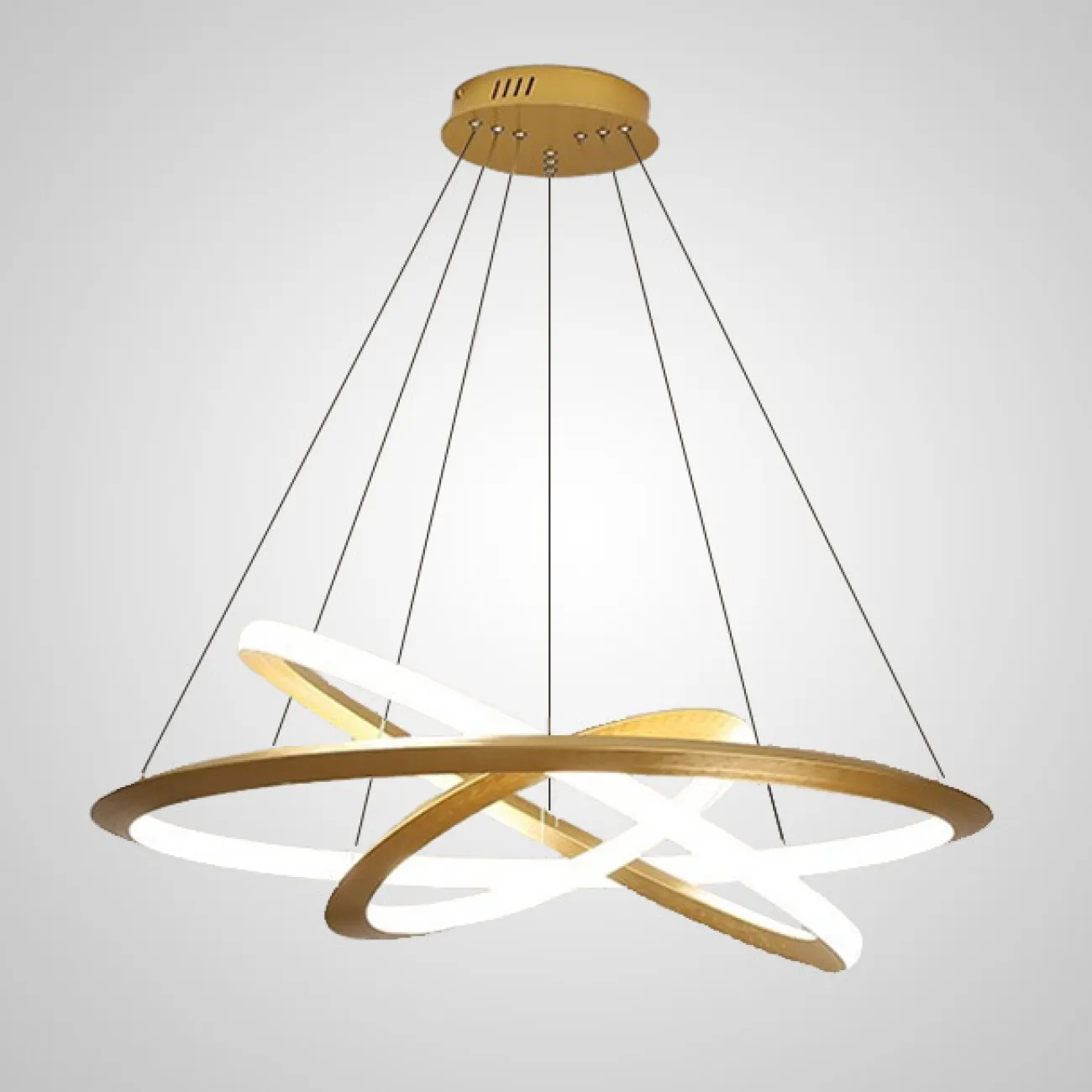 Подвесная люстра HANDLE D D45 D65 Brown от ImperiumLoft