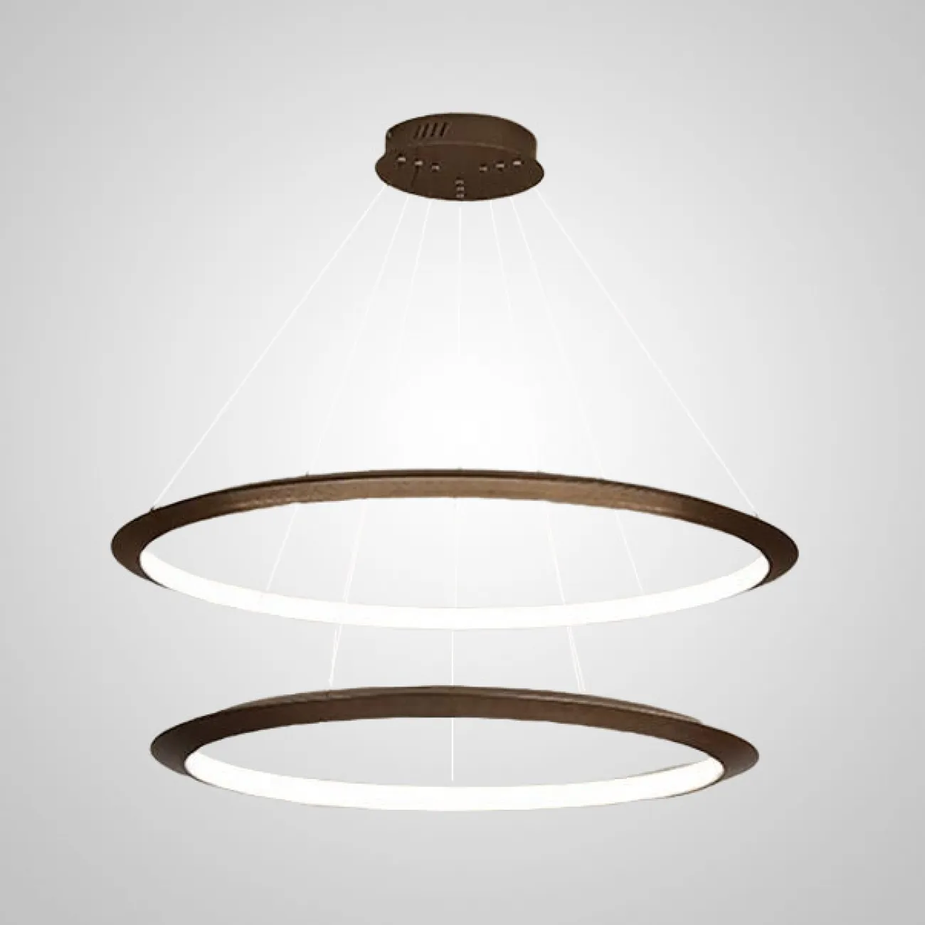 Подвесная люстра HANDLE D D45 D65 Brown от ImperiumLoft