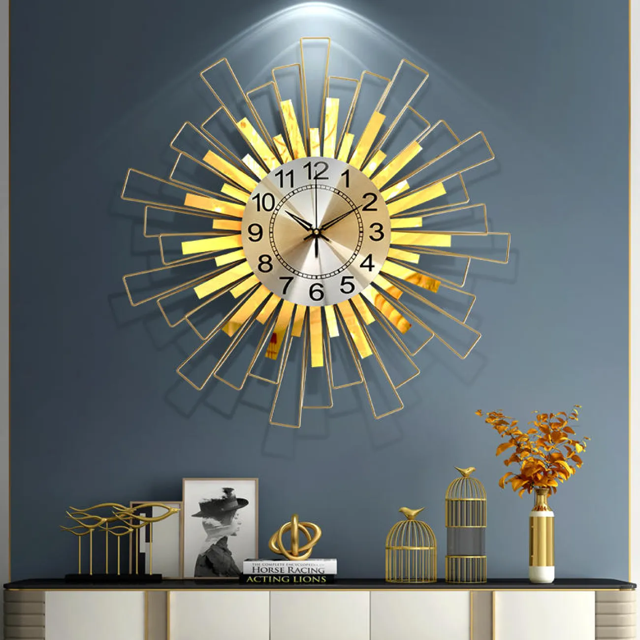 Дизайнерский настенный декор часы LaLume-KKK00378