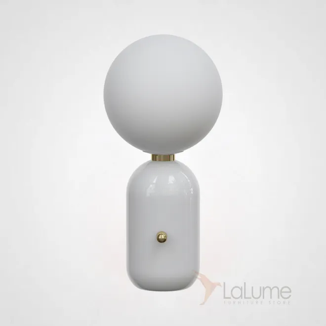 Настольная лампа Parachilna Aballs white (D20)
