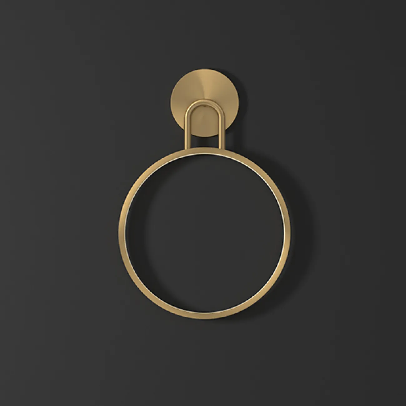 Серия настенных светодиодных светильников на кольцевом каркасе из настоящей латуни JORG D30