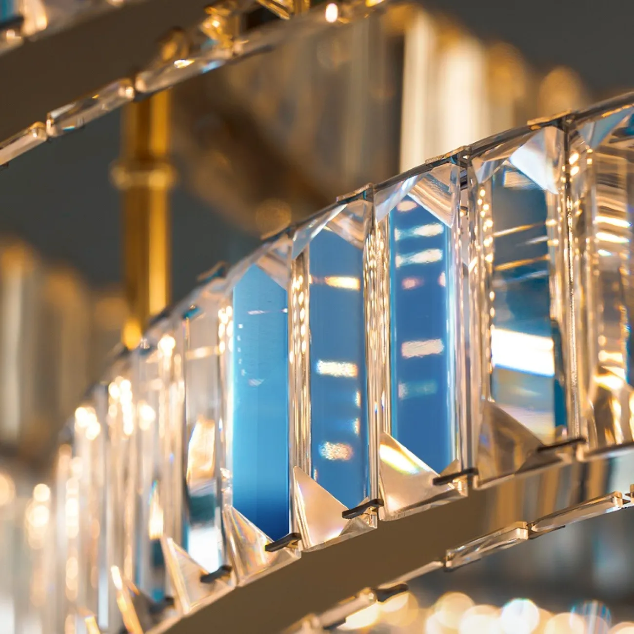 Трехъярусная потолочная люстра LORENSA от ImperiumLoft