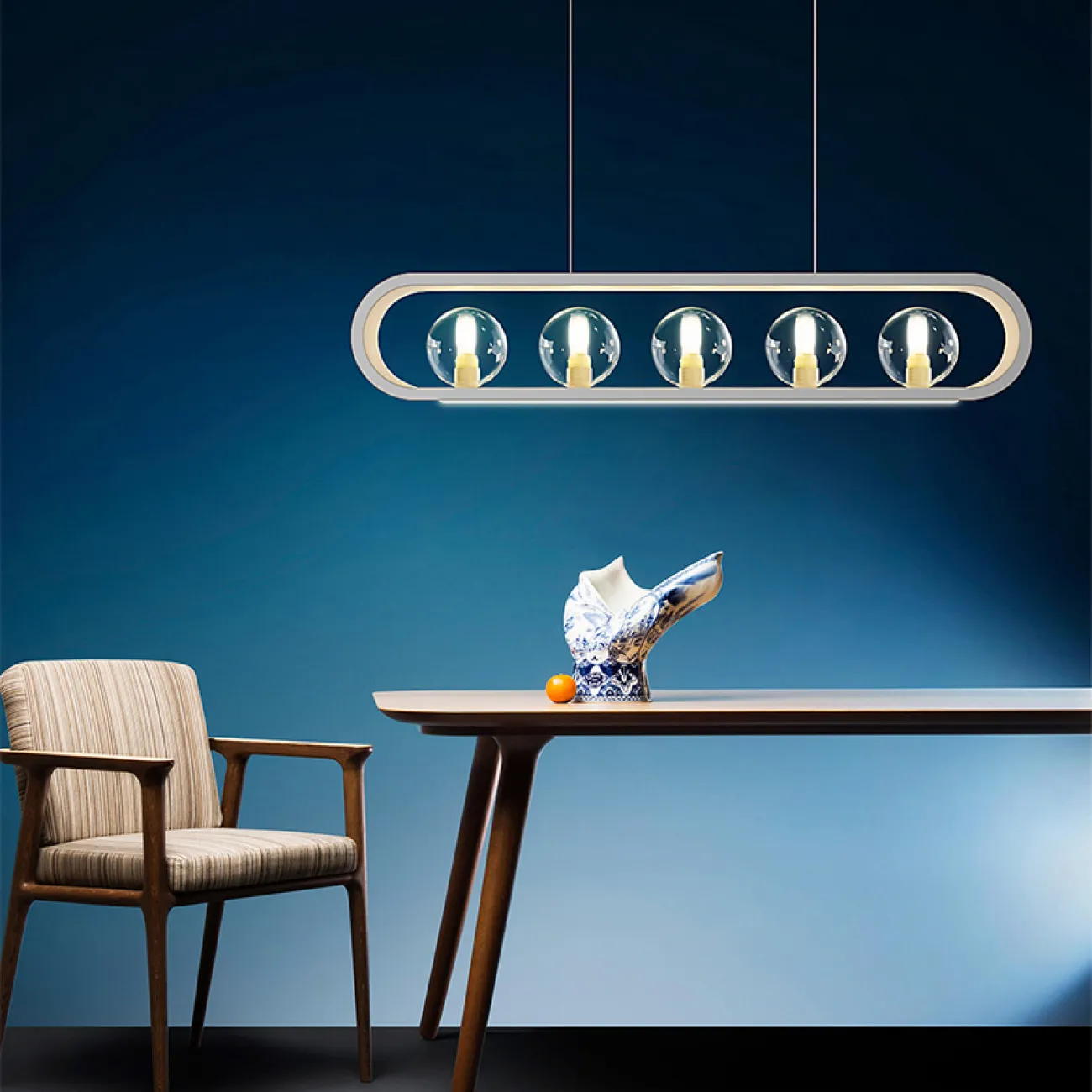 Подвесной светильник INGERLINE L65 Chrome от ImperiumLoft