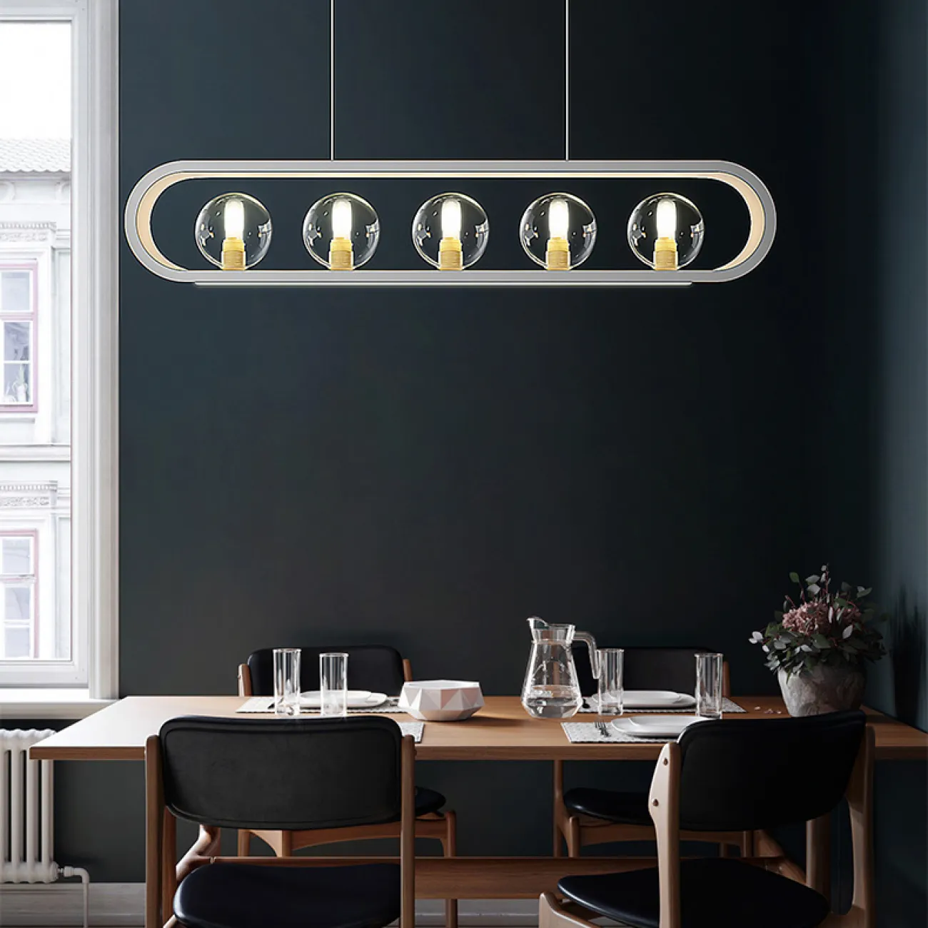 Подвесной светильник INGERLINE L65 Chrome от ImperiumLoft