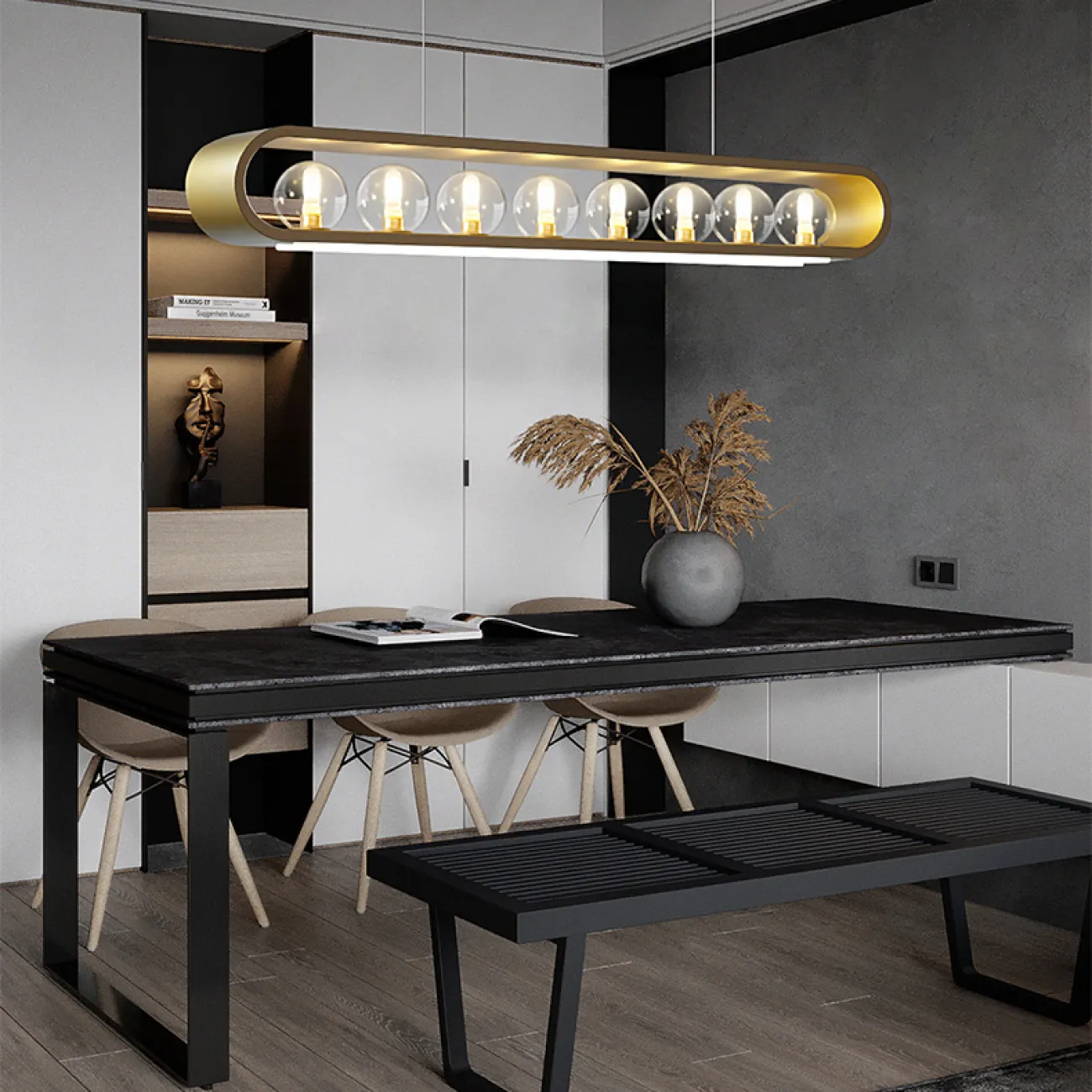 Подвесной светильник INGERLINE L65 Chrome от ImperiumLoft