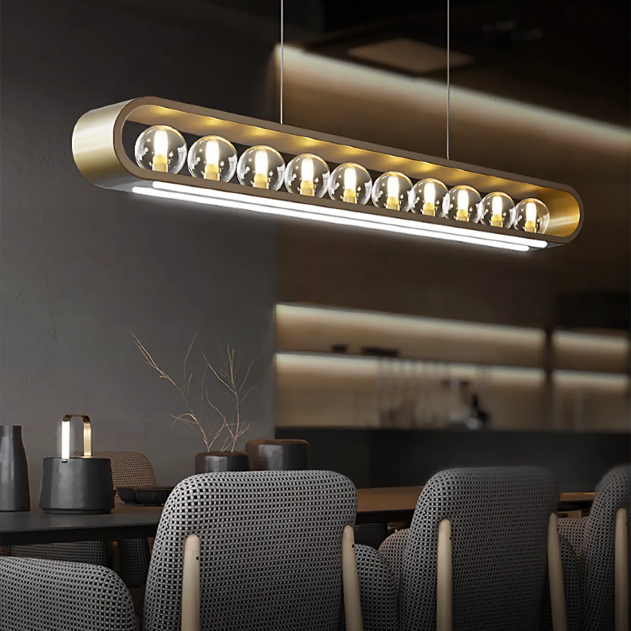 Подвесной светильник INGERLINE L65 Chrome от ImperiumLoft