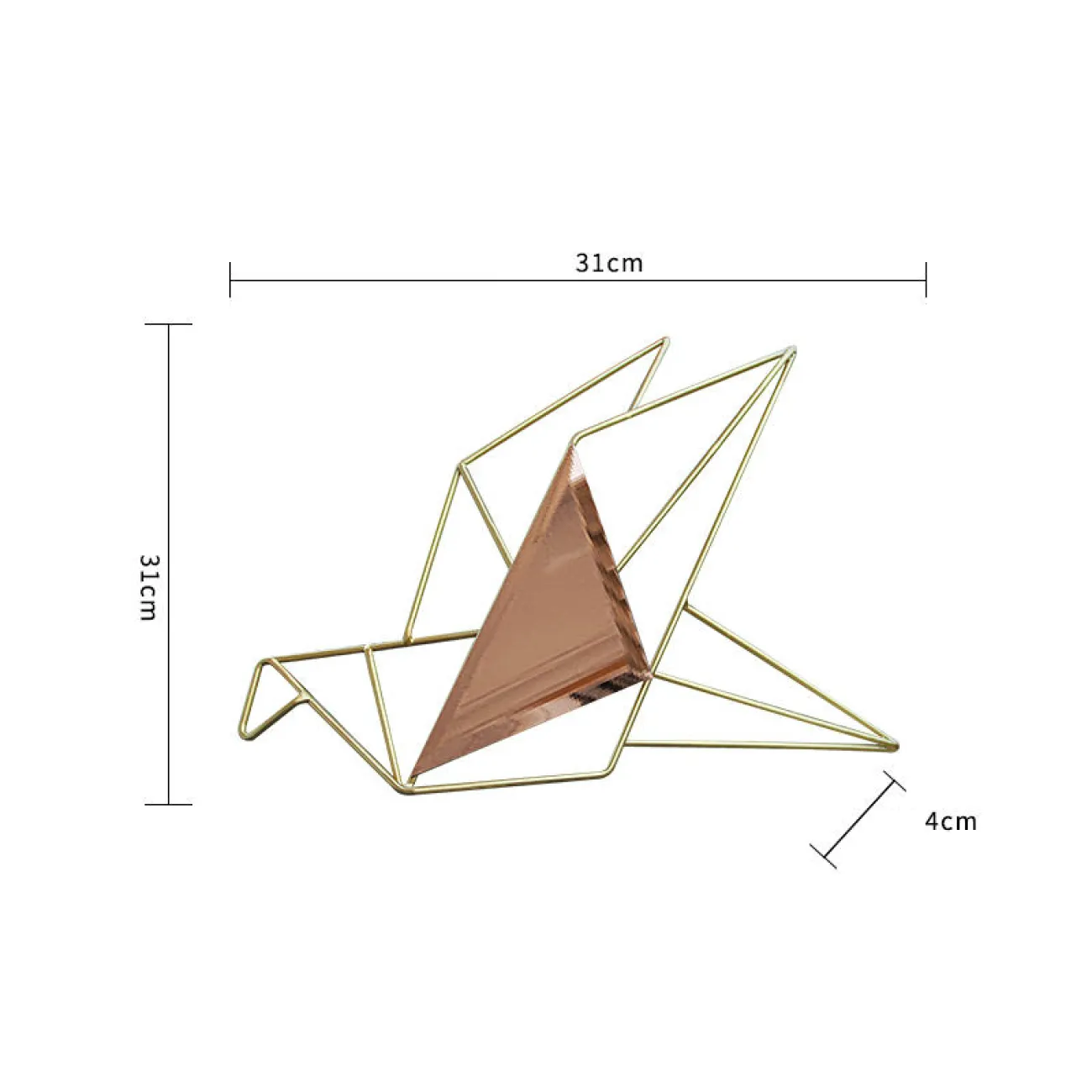 Дизайнерский настенный декор птички LaLume-KKK00341