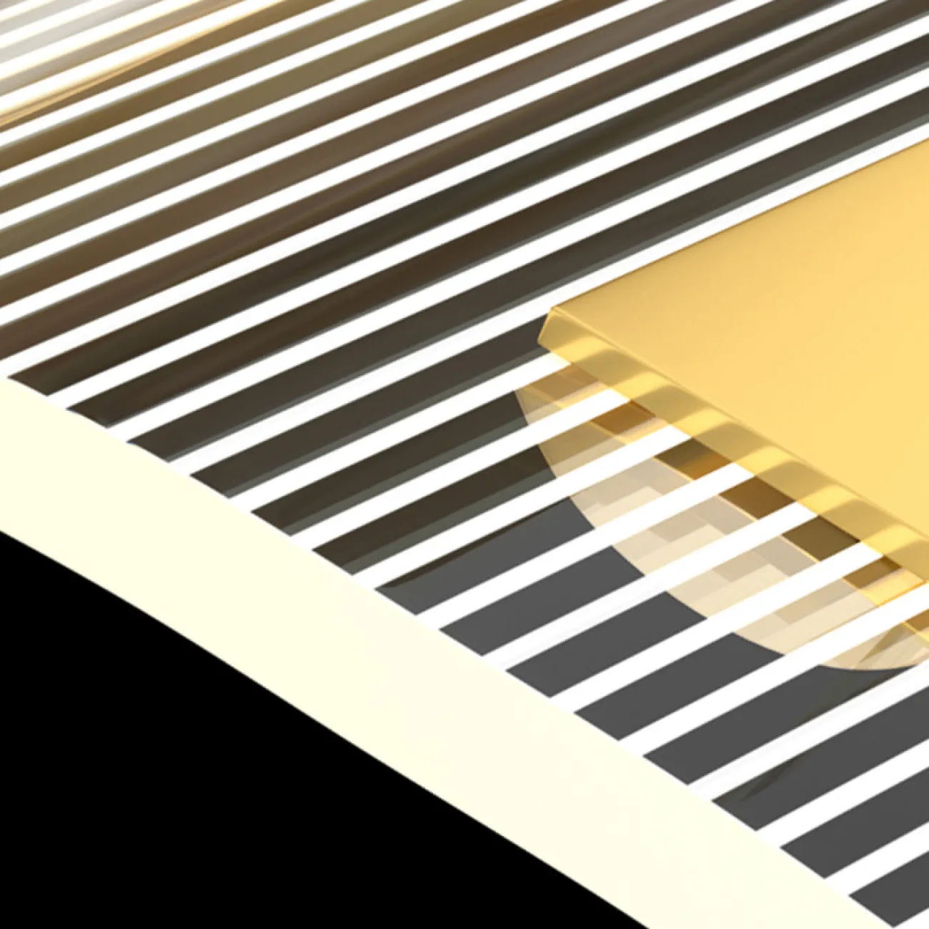 Готовая комбинация подвесных светильников с листовидными прозрачными плафонами с гравировкой DELFINA D80 3000К