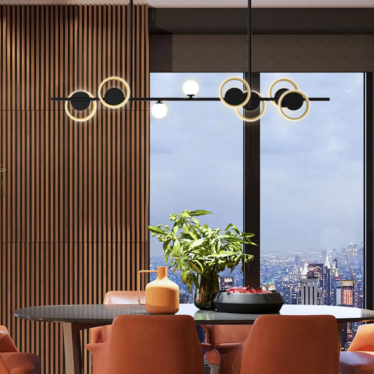 Потолочный светильник ANSTEN L2 Black от ImperiumLoft