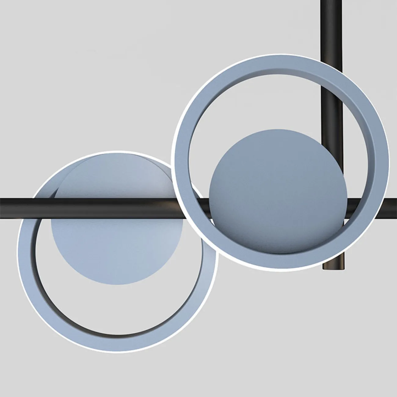 Потолочный светильник ANSTEN L2 Black от ImperiumLoft