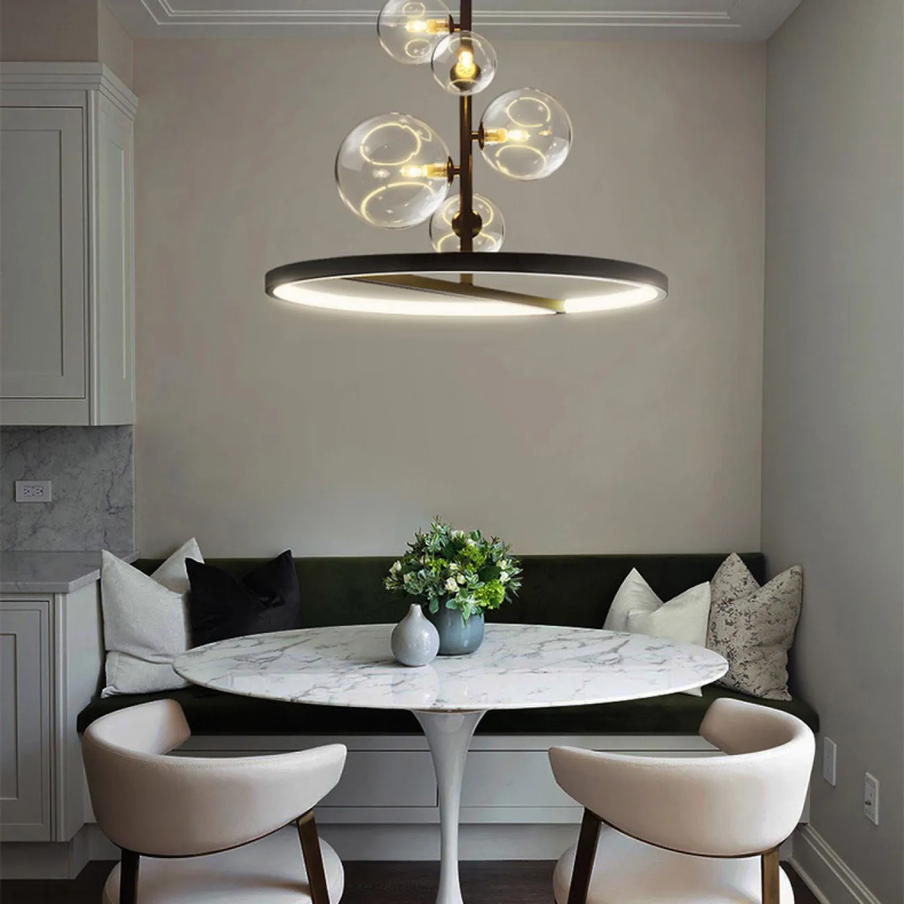 Подвесной светильник IONA B D48 black от ImperiumLoft