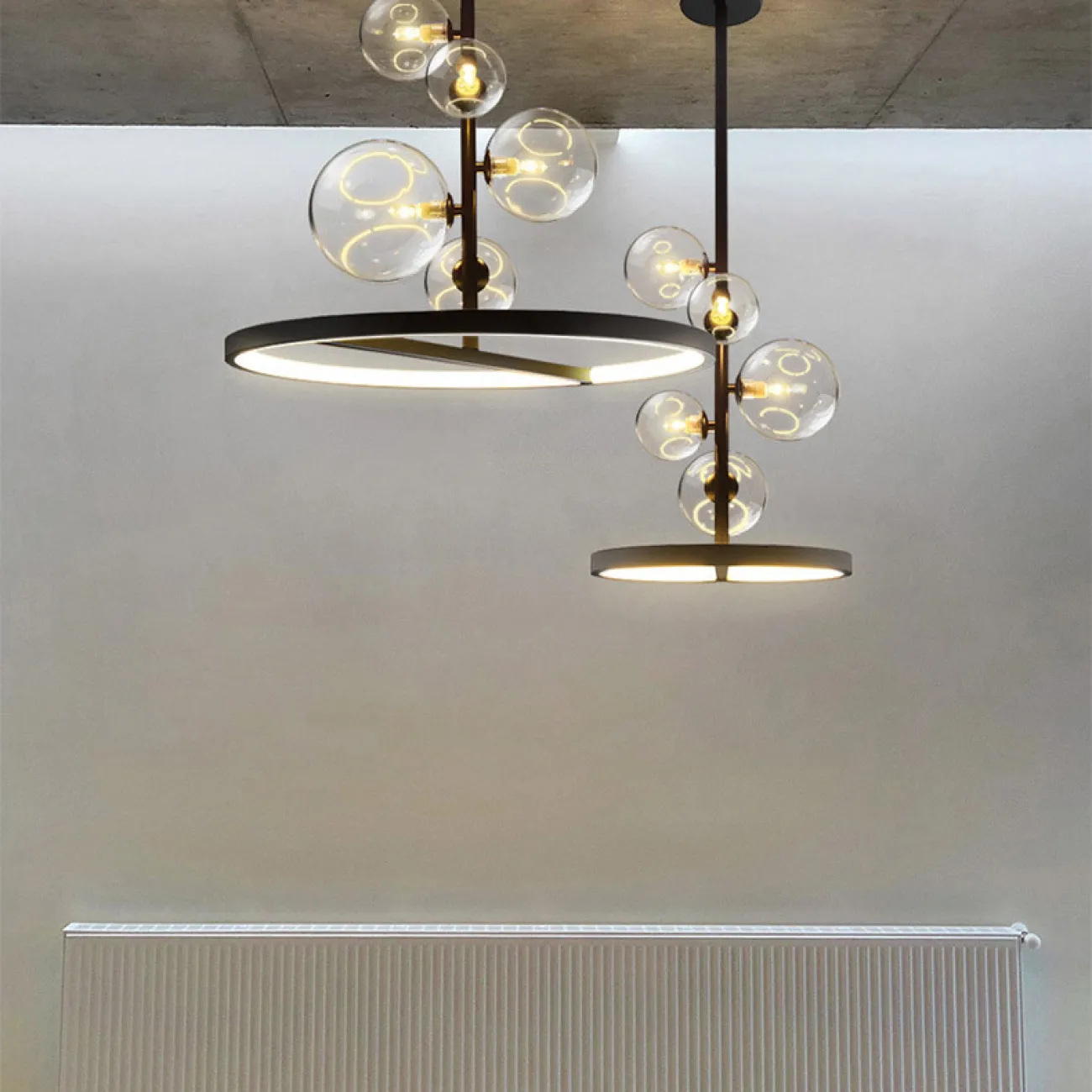 Подвесной светильник IONA B D48 black от ImperiumLoft